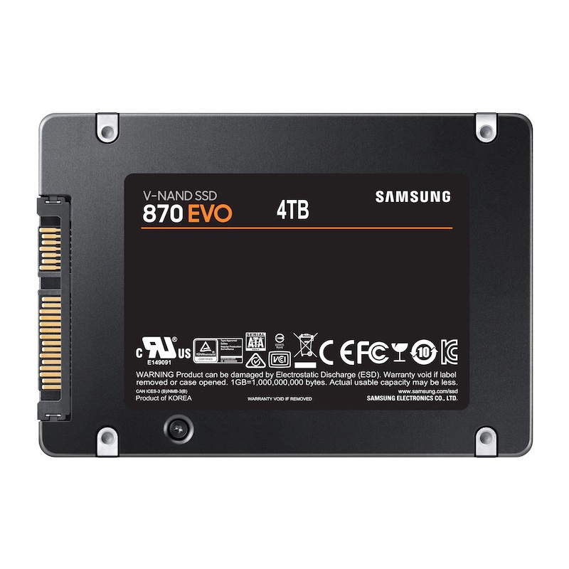 SAMSUNG SSD 870 EVO 4 TB 2.5&quot; SATA III 870 EVO 4TB