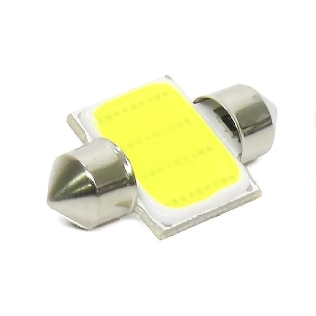 Lampu LED Kabin Plafon Mobil - 31mm - LED COB Plasma SUPER TERANG PUTIH