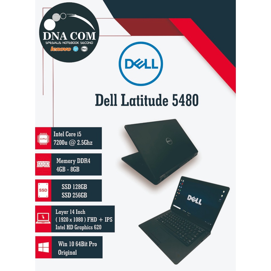 Dell Latitude E5470 | 5480 | 5490 | Original / Berkualitas / Bergaransi