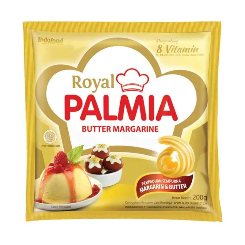 Jual Butter Margarine merk Royal Palmia 200gr Shopee Indonesia