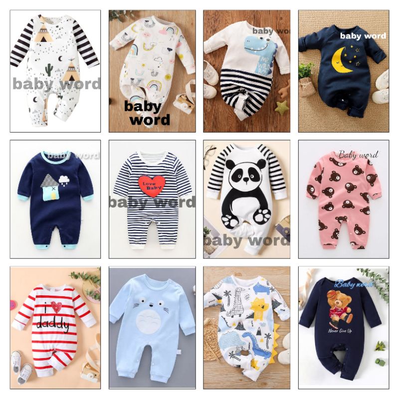 Sleepsuit Bayi/ Romper Panjang Baby New