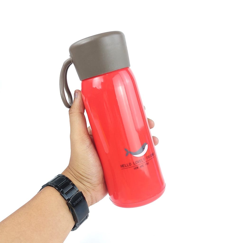 Botol Air Minum G BPA FREE - Botol Minum Kaca Karakter Lovely 400 Ml