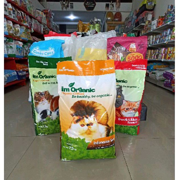 IM organic best 7,5kg (EKSPEDISI) makanan kucing promo segala usia IM organik catfood