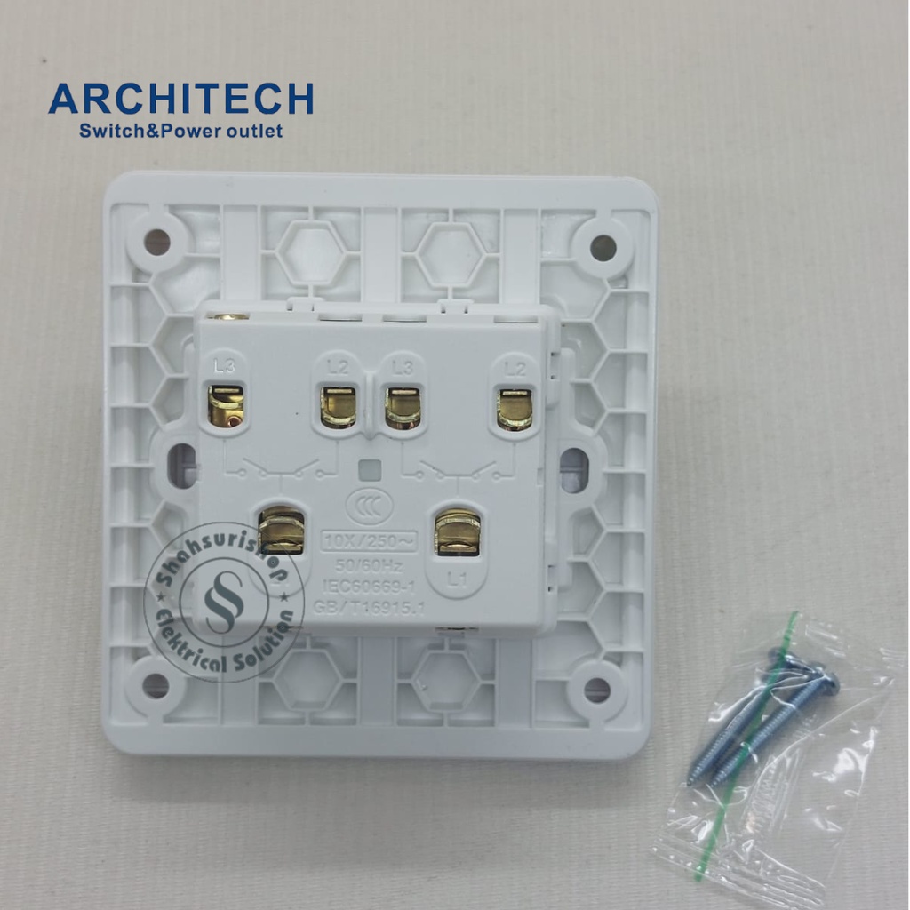 ARCHITECH SAKLAR ISI 4 4 GANG 1 ARAH INFINITY A63-K04A