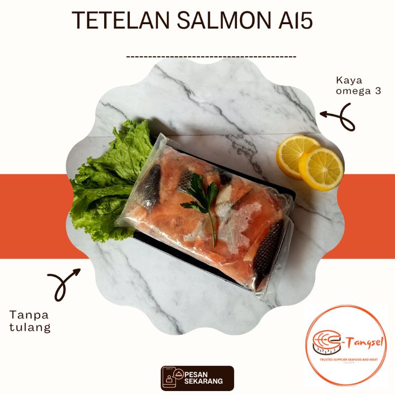 

TETELAN SALMON A15 TANPA TULANG DAN DURI 500 GR / SCRAPE MEAT / SALMON