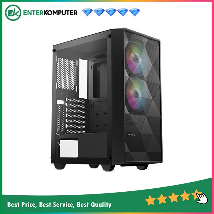 Casing Antec NX270 TG - ATX Gaming Case - Mesh &amp; Geometric Diamond