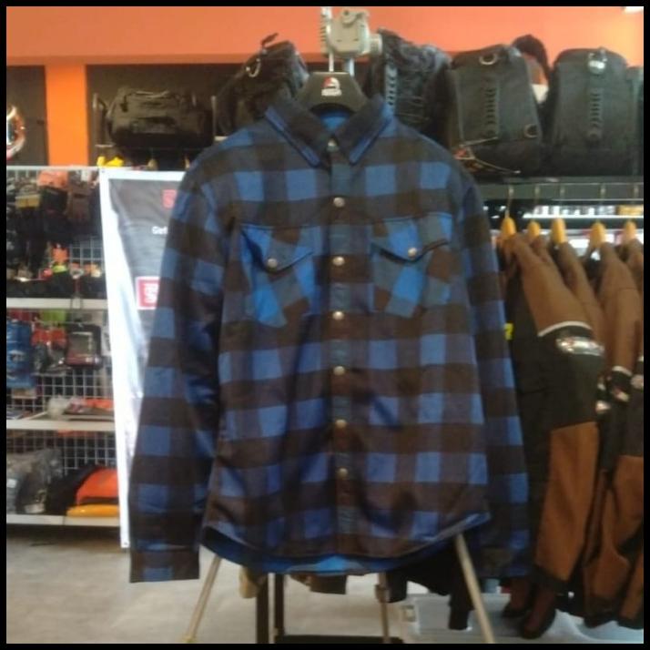 Kemeja Protektor Skull Riderz Air Rider Mesh Protective Flannel Jacket