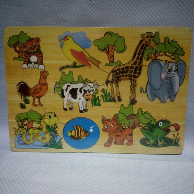 PUZZLE KAYU HEWAN / BINATANG