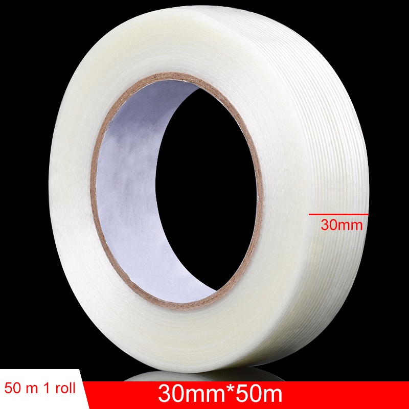 【3cm*50】Tape Fiberglass/Strip Fiber Tape/Lakban Super Strong Fiber Tape/Fiber Glas Solasi Lakban Selotip