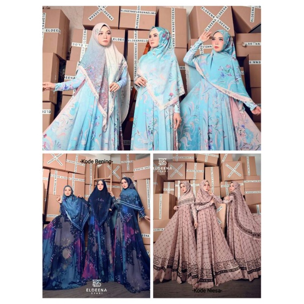 [ELDEENA SYARI] GAMIS SYARI / DRESS SYARI " SERIES PADUSI RAMO-RAMO " By eldeena Syari
