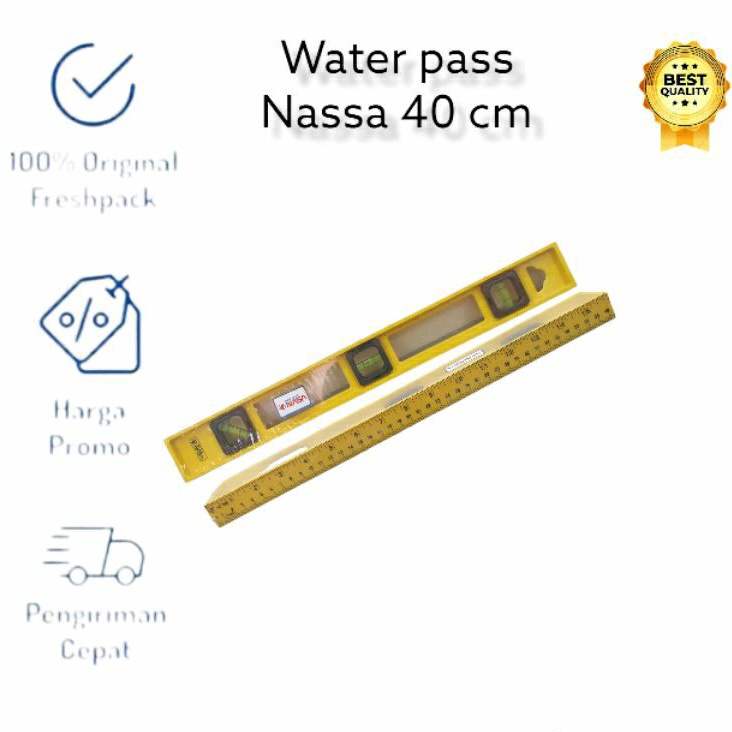 NASA WATERPASS / TORPEDO LEVEL PLASTIK 16&quot; / WATER PASS  LEVEL 40 CM