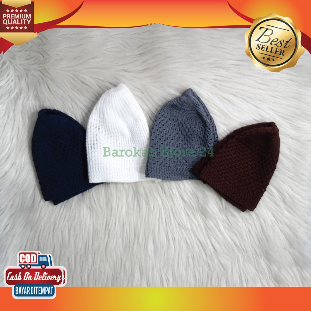 [BISA COD] Peci Rajut Pria Peci Kain Halus Murah Bisa Untuk Oleh Oleh Haji Umrah Murah Peci Turki Or