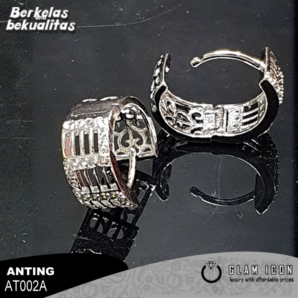 Anting Clip Mata Zigzag Cute AT002A ACS