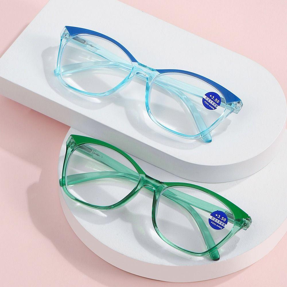 Lily Kacamata Baca Pria Wanita Frame Brow Anti-Blue Light