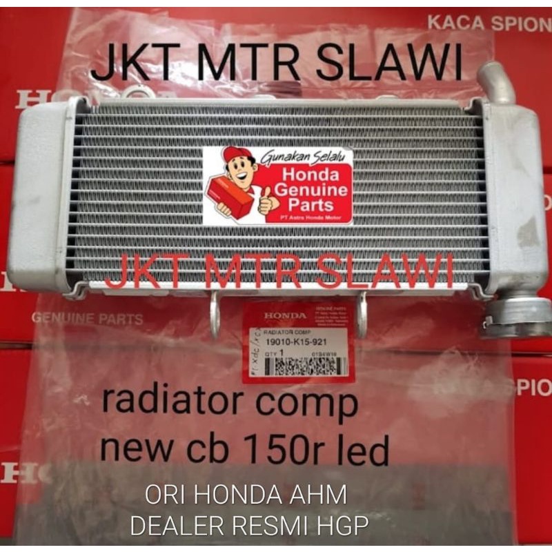 19010-K15-921 radiator comp new cb 150 r led new cbr 150r led asli honda