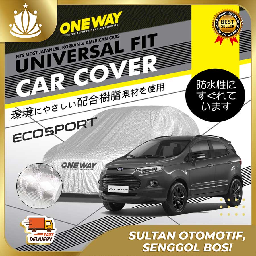 Body Cover Sarung Mobil FORD ECOSPORT Waterproof 3 LAYER TEBAL Deluxe Anti Air