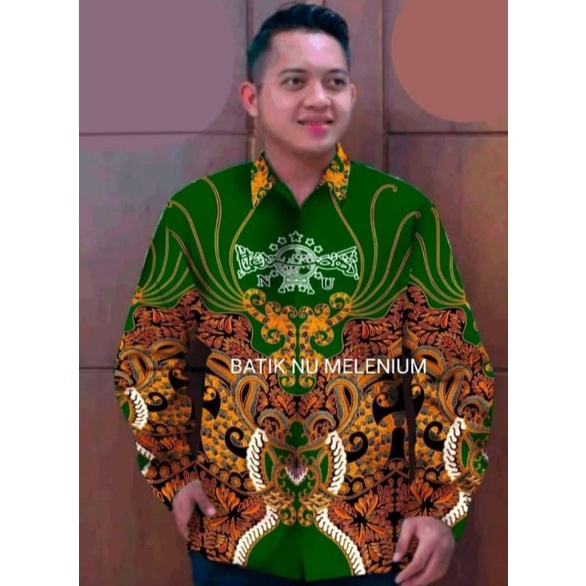 BSWART Ansor Seragam NU Satu Abad Baju Batik NU Milenium Batik Banser Kemeja Batik Kemeja Banser Baj