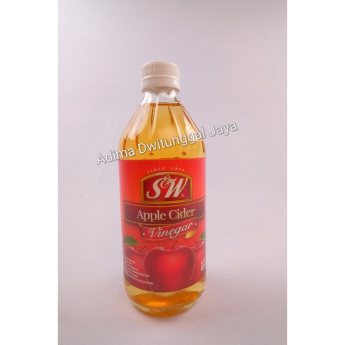 Cuka Apel / Apple Cider Vinegar S&amp;W 473 ml