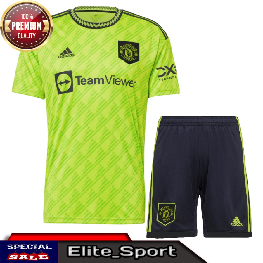 FULL SET JERSEY DAN CELANA MU 3RD 2022/2023 GRADE ORI | BAJU DAN CELANA MU THIRD TERBARU