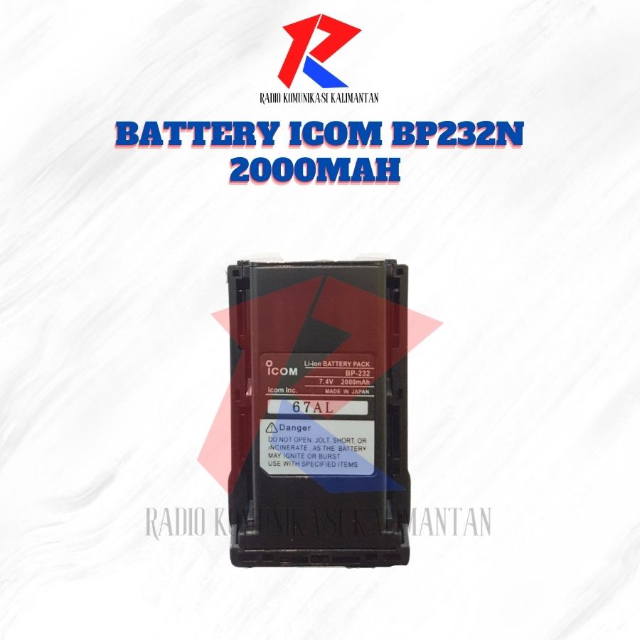 BATTERY ICOM BP232N 2000MAH