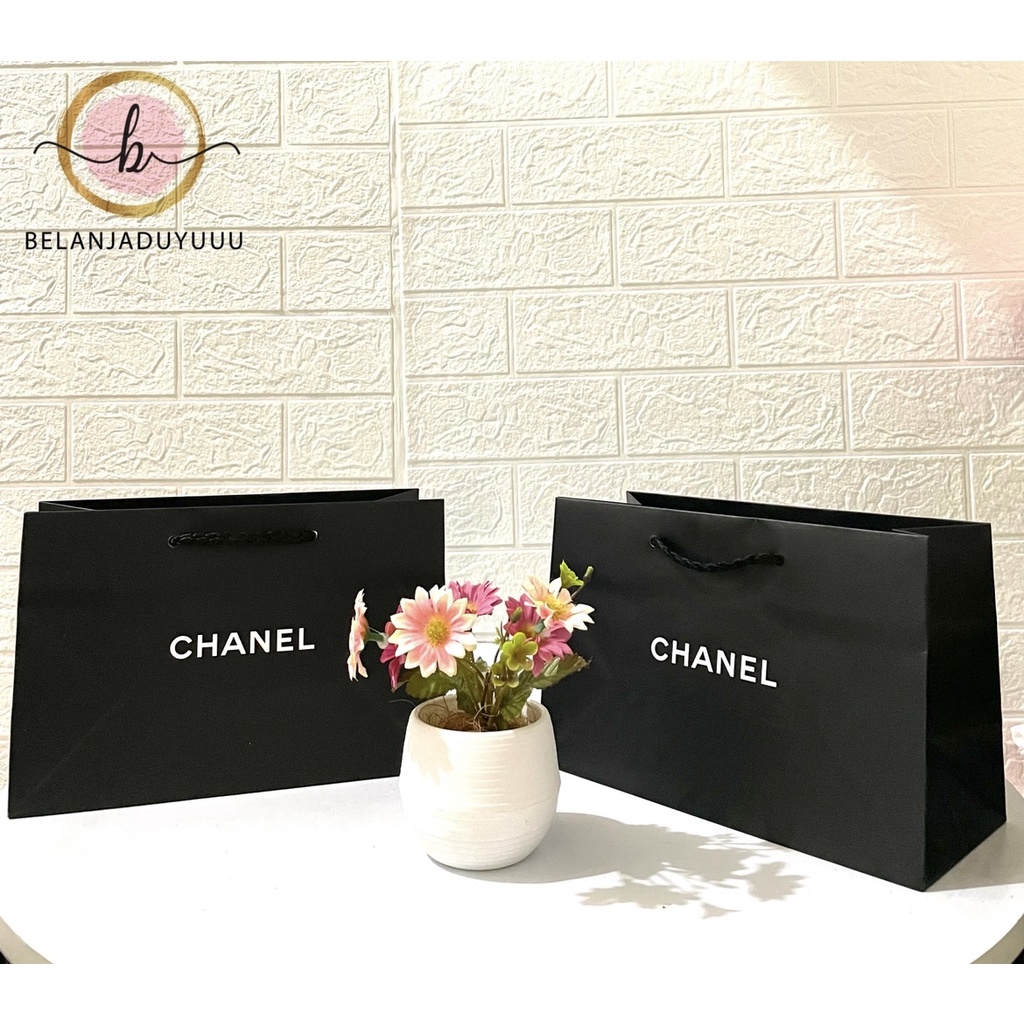 Paper Bag Chanel Import Tebal Untuk Parfume Ukuran Small