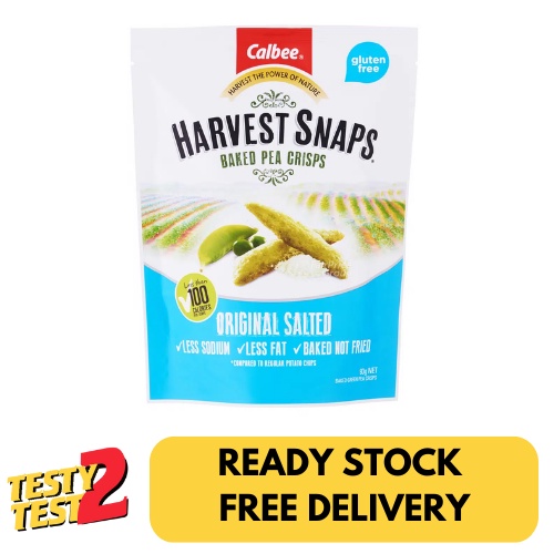 

Calbee Harvest Snaps Baked Pea Crips - Original Salted 93g