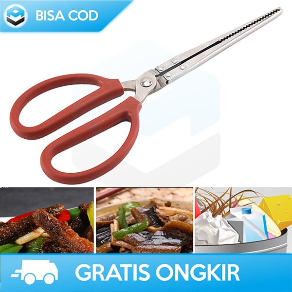 GUNTING CAPIT KEPITING BELUT MULTIFUNGSI CRAB TONGS STAINLESS STEEL