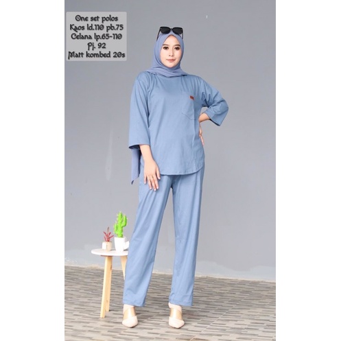 Setelan Celana Polos Original Pojee