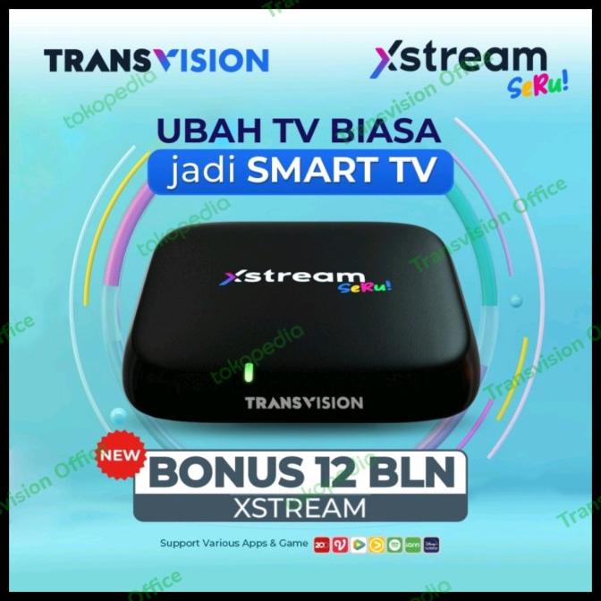SUPER SALE Android Tv MNC Play Box - Transvision Xstream Free chanel Premium