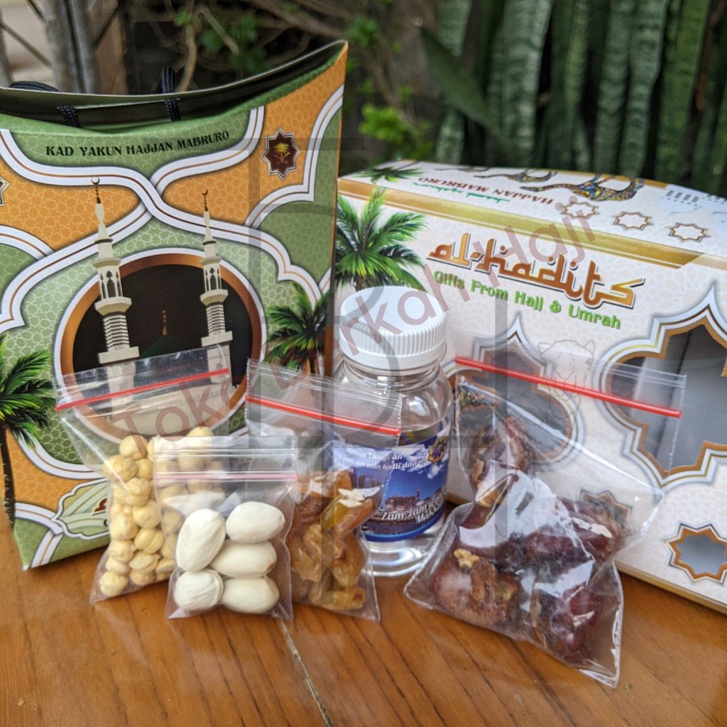 paket souvenir oleh oleh haji dan umroh + kacang pistacio