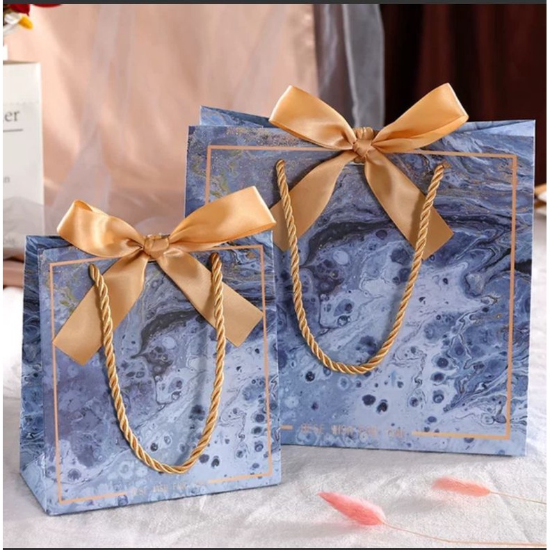 Paper Bag Mewah Premium Plus Pita / Paperbag Marble premium  / Paper Bag Marmer / Kado Kertas Kanton