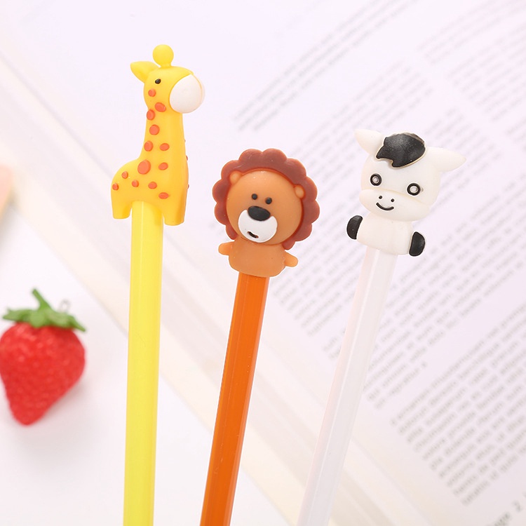 

PULPEN GEL MOTIF KARAKTER ANIMAL HEWAN LUCU IMUT / BOLPEN GEL/PEN TINTA KARAKTER/PULPEN KARAKTER SINGA KUDA JERAPAH LUCU