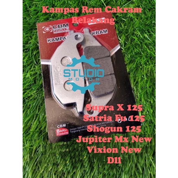 Dispad Kampas Rem Cakram Belakang Supra X 125 Blade 110 / 125 new Shogun 125 Old / New Satria Fu 150