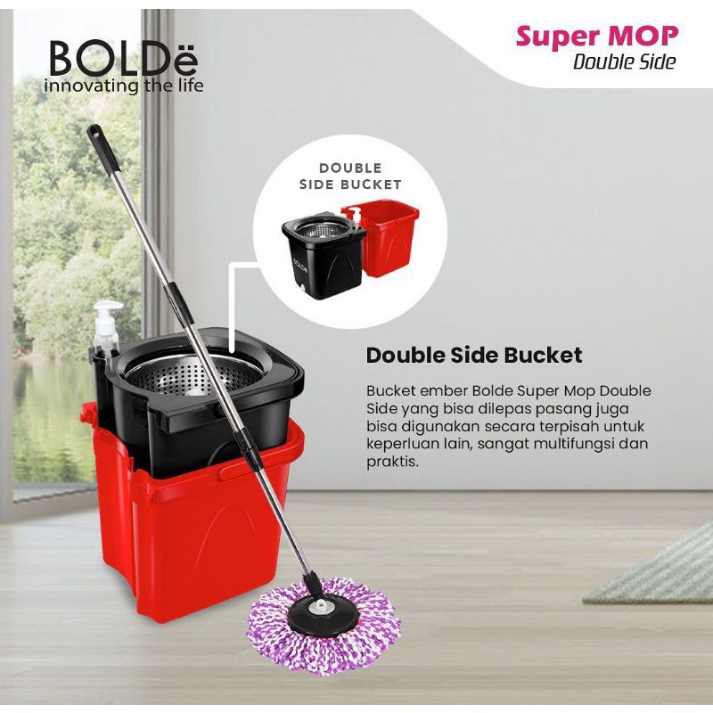 Super MOP DOUBLESIDE Original BOLDe Plus Free 2 KG