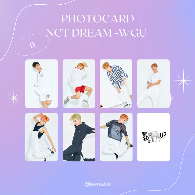 [NCT DREAM] PHOTOCARD WE GO UP &amp; JOY NCT DREAM ‼️BACA DESKRIPSI‼️