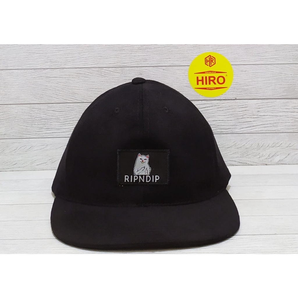 [COD]Topi Distro Pria/Topi Snapback Bordir RNDP New Model/Topi Enam Panel