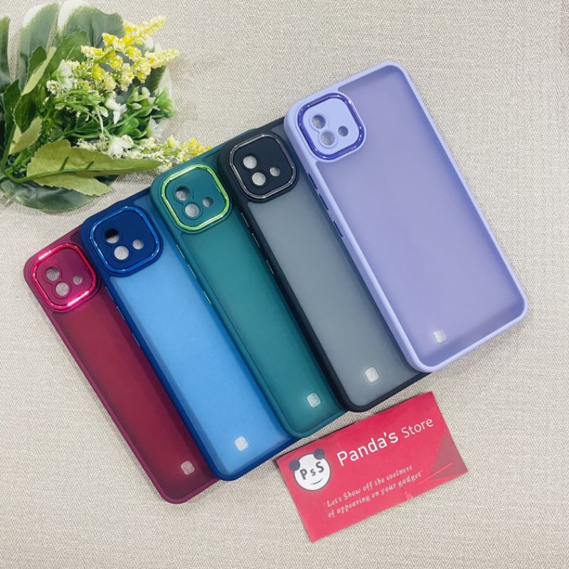 Case Realme C11 Biasa | C11 2021 | C20 Metal Chrome Softcase Dove Premium Luxury PSS