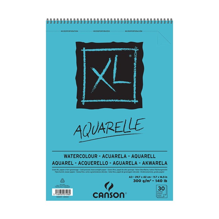 

[COD AKTIF] CANSON XL Aquarelle A3 (Watercolour Pad)