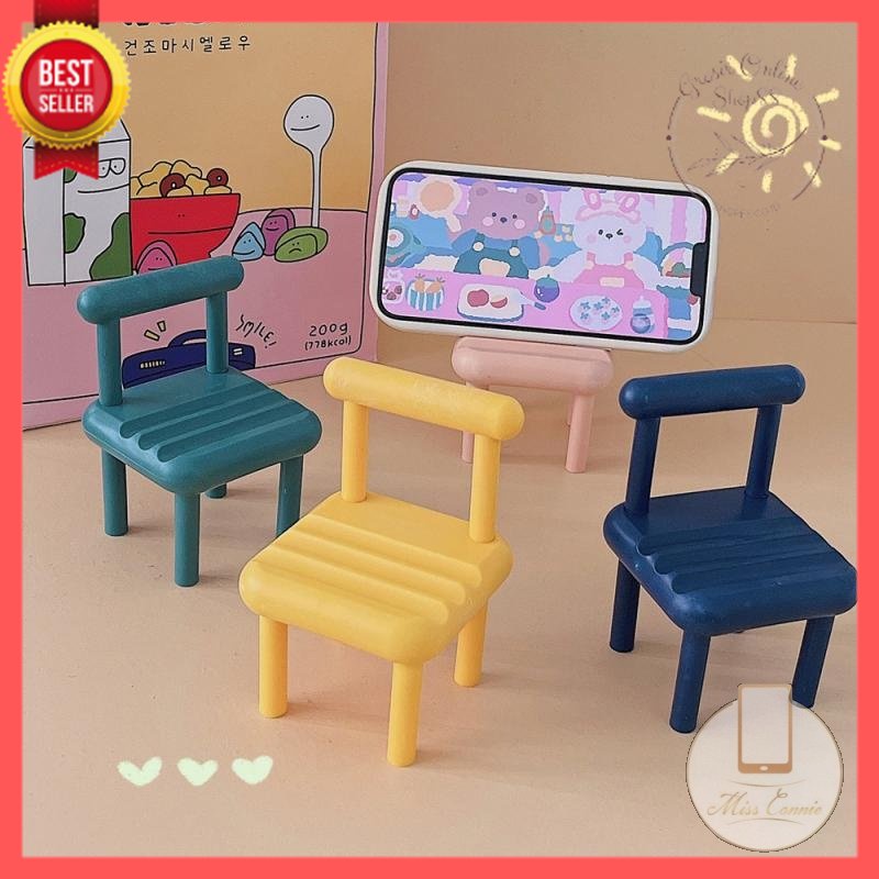 GOS - C112 - Phone Holder Kursi Folding Chair / Stand Holder Stand HP Lipat Dudukan Penyangga HP Import Murah