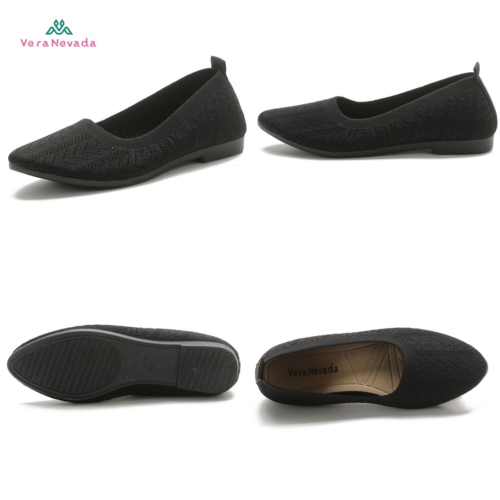 Ivony Seivona - A06 Vera Nevada Sepatu Flat Slip On Wanita Shoes