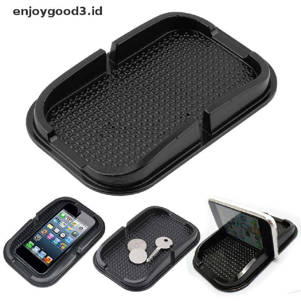 Pad Holder GPS / Handphone Anti Slip Bahan Silikon Untuk Dashboard Mobil