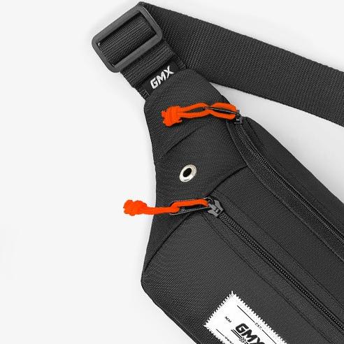 Geoff Max Official - Gertrud Black | Sling Bags | Tas pria