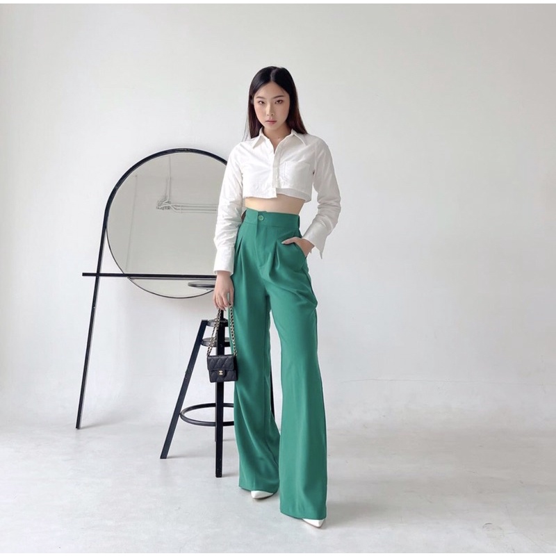 MORA CULLOTE KOREA - CELANA PANJANG WANITA - CULLOTES PANTS - CASUAL OUTFIT - KADO ULTAH CEWEK