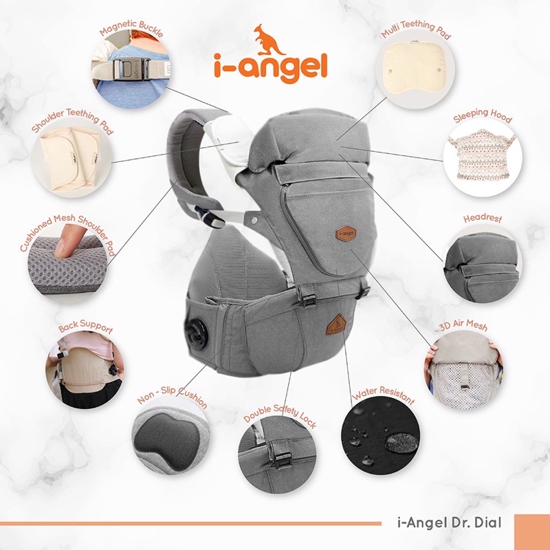 I-Angel Dr. Dial Baby Carrier / gendongan anak