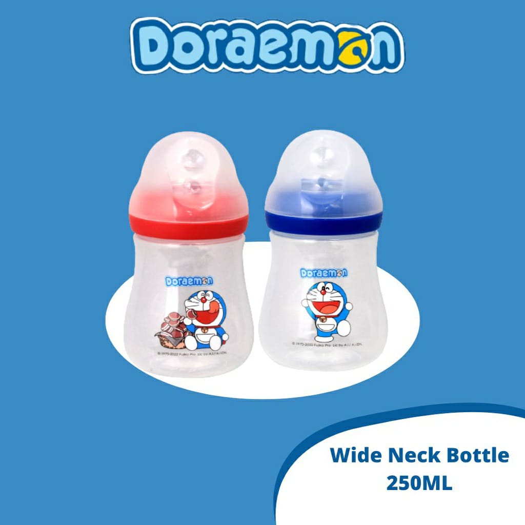 Doraemon Botol Susu Bayi Wide Neck Bottle(DOR-DB342 / DOR-DB382) 150ml - 250ml  Lusty Bunny Botol Susu