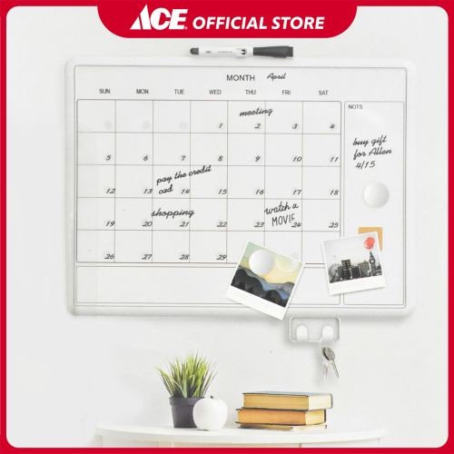 

Papan Tulis Ace - Odi Magnetic Monthly Planner - Putih