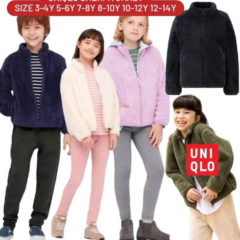 jaket sherpa uniqlo