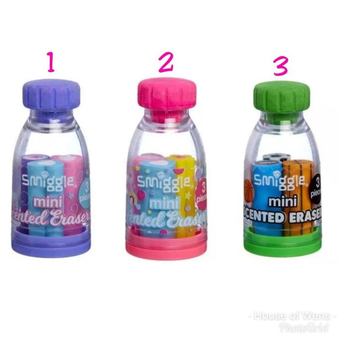 

TERMURAH SMIGGLE MINI ERASER BOTTLE SCENTED - PENGHAPUS WANGI SMIGGLE /ALAT TULIS AESTHETIC/ALAT TULIS SEKOLAH/ALAT TULIS SET/ALAT TULIS LENGKAP/ALAT TULIS ANAK/ALAT TULIS LUCU