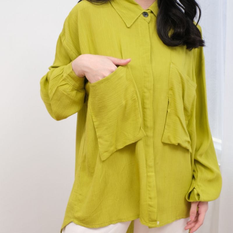 POKET BLOUSE VM16 | KEMEJA PLOS TERMURAH