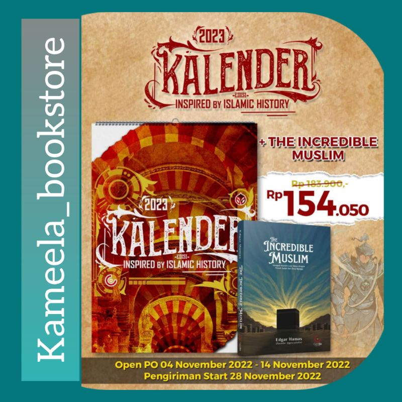 

Kalender Dinding 2023 Gensa Gen Saladin + the incredible Muslim